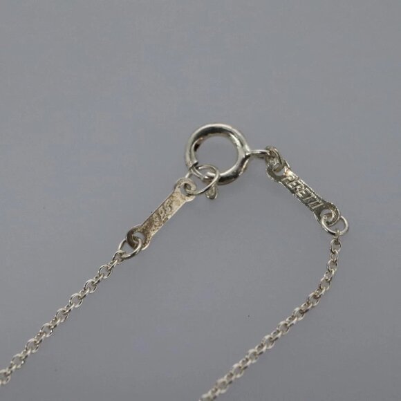 TIFFANY&Co. Open Heart Necklace Ag925 Silver Auth am7763 - Picture 12 of 13
